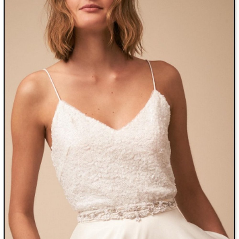 Jenny Yoo Sylvie Sequin Cami